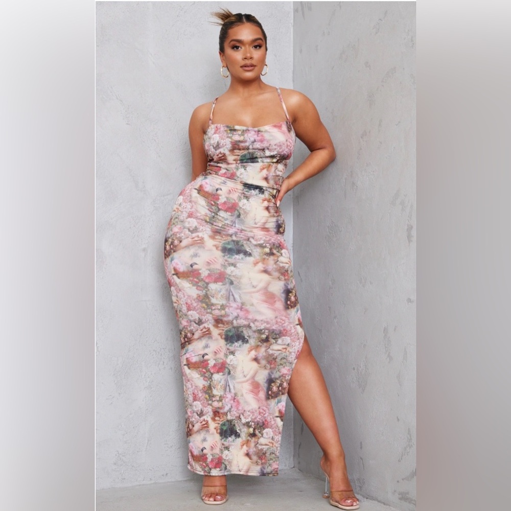 PLT Print Maxi Dress